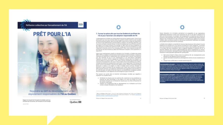 Rapport du CIQ : PRÊT POUR L’IA