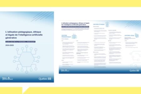 Guide d’utilisation pédagogique, éthique et légale de l’intelligence artificielle générative