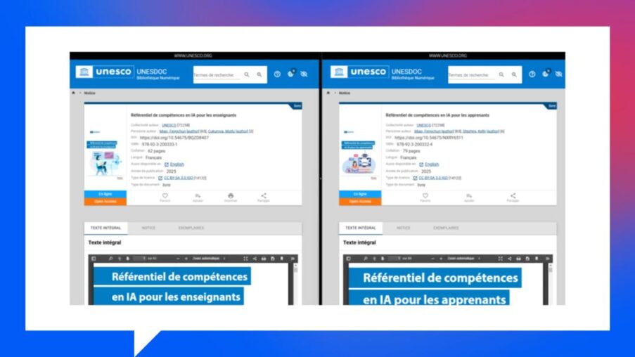 Référentiels de compétences en IA pour les enseignants et les étudiants