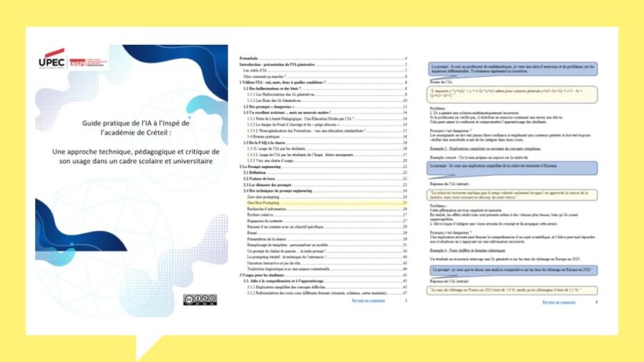 Le guide pratique de l’IA à l’Inspé de l’Académie de Créteil