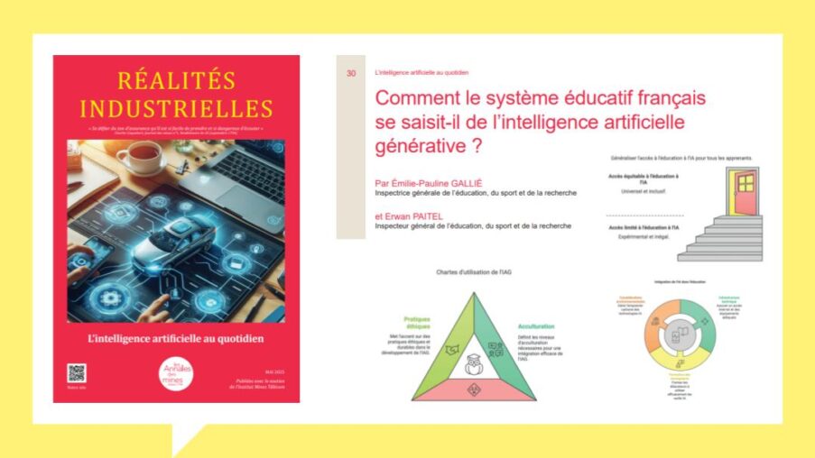 Comment le système éducatif français se saisit-il de l’intelligence artificielle générative ?