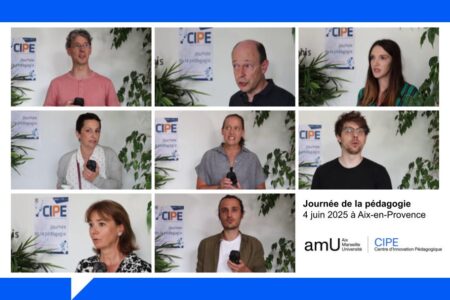 8 interviews d’usagers d’Aix-Marseille Université lors de la journée de la pédagogie