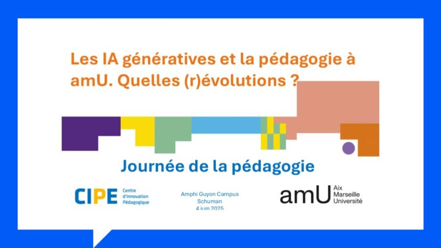 Retour sur la journée de la pédagogie sur l’IA à Aix-Marseille Université