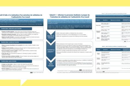 Évaluer l’authenticité d’un travail : une ressource pour le corps enseignant