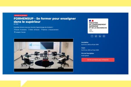 FORMENSUP – Se former pour enseigner dans le supérieur