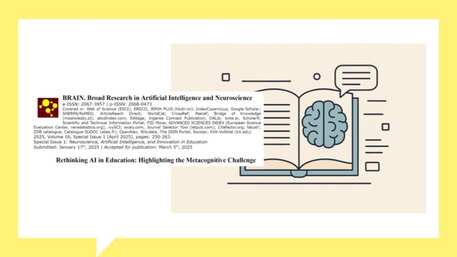 Repenser l’IA dans l’éducation : mise en évidence du défi métacognitif